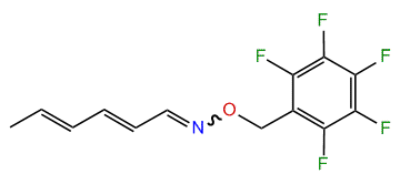 (E,E)-2,4-Hexadienal o-(2,3,4,5,6-pentafluorobenzyl)-oxime
